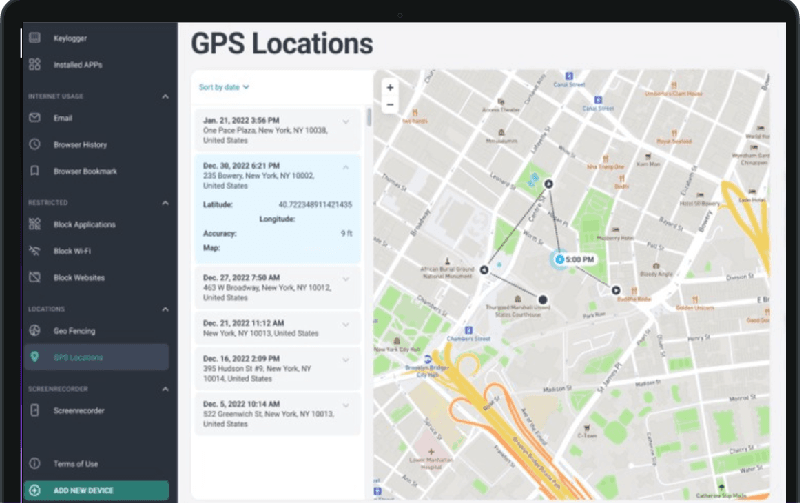 Mobile Dev API Tracking Location - Realtime